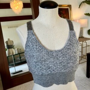 Crop Top Beaded Straps Size M-L